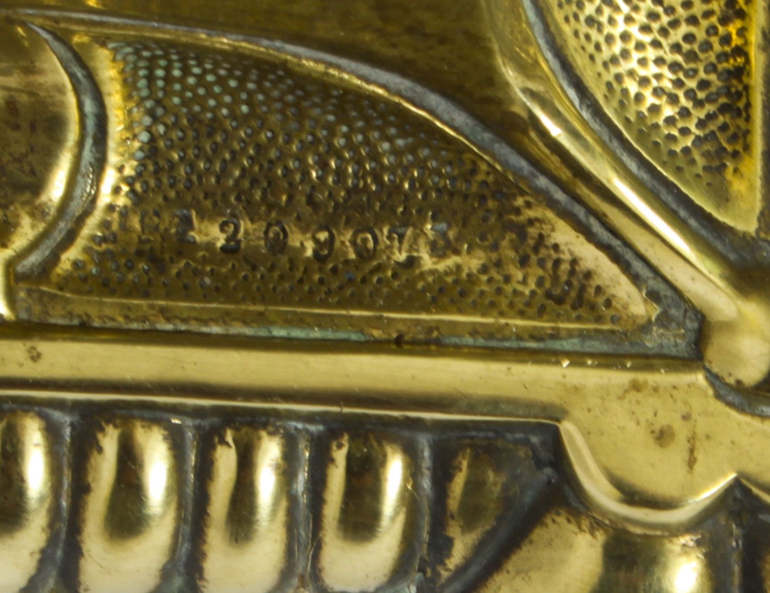 photo for sale Victorian Brass Corinthian Column Telescopic Standard Lamp  19th C