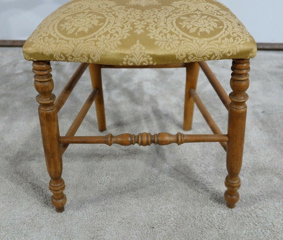 Furniture Pair Of Chairs In Solid Beech, Louis Philippe, Late 19th Century photo