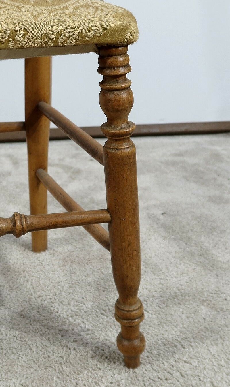photo vinterior Pair Of Chairs In Solid Beech, Louis Philippe, Late 19th Century