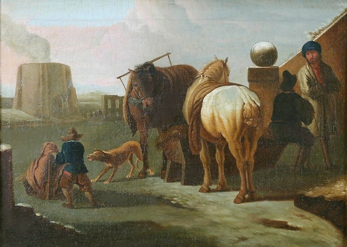 Pair Of “Spanish Scenes” Paintings – Mid 19th Century photo 2101.2