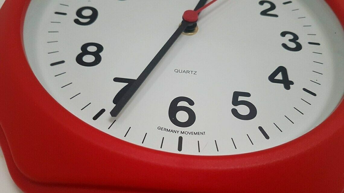 photo for sale Vintage Pop Art Memphis Milano Style Wall Clock Germany Movement H&H