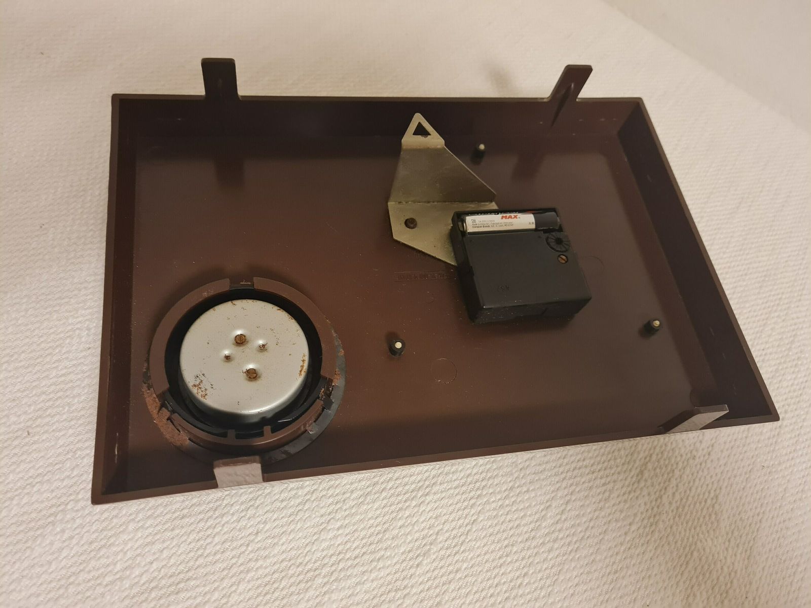 Vintage Mid Century Wall Kitchen Clock With Timer Weimar Ddr 70s photo vintage