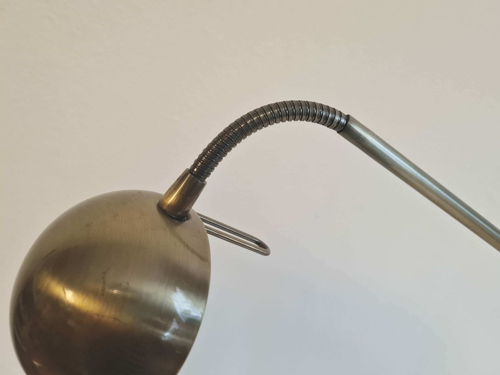 Vintage Mid Century Gold Halogen Floor Lamp Retro Lamp Very Beautiful Decor Element photo 268.0
