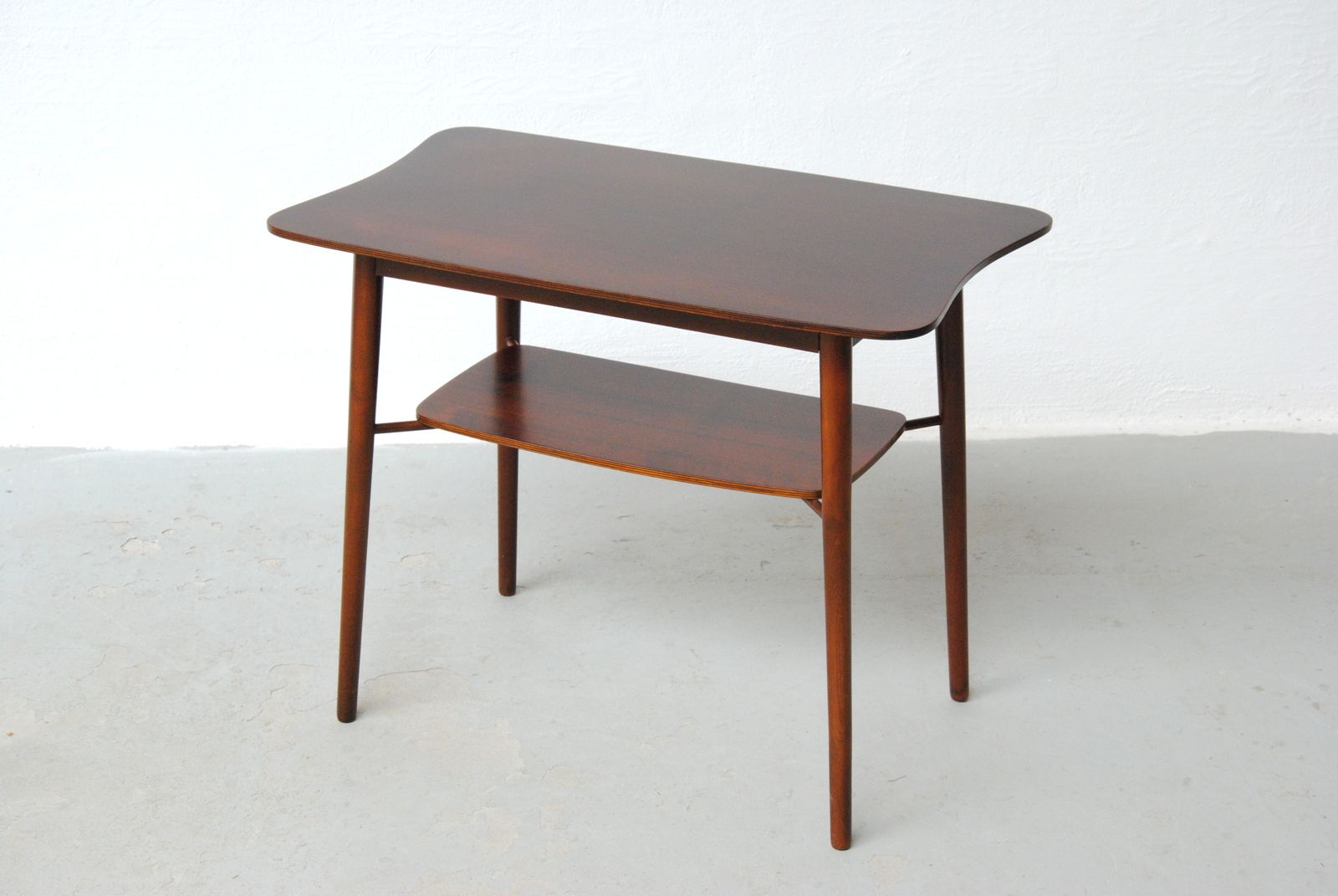 Small Fully Restored Danish Side Table In Tanned Oak 1940's photo for sale