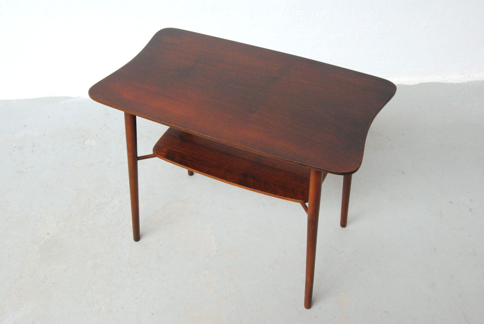 Small Fully Restored Danish Side Table In Tanned Oak 1940's