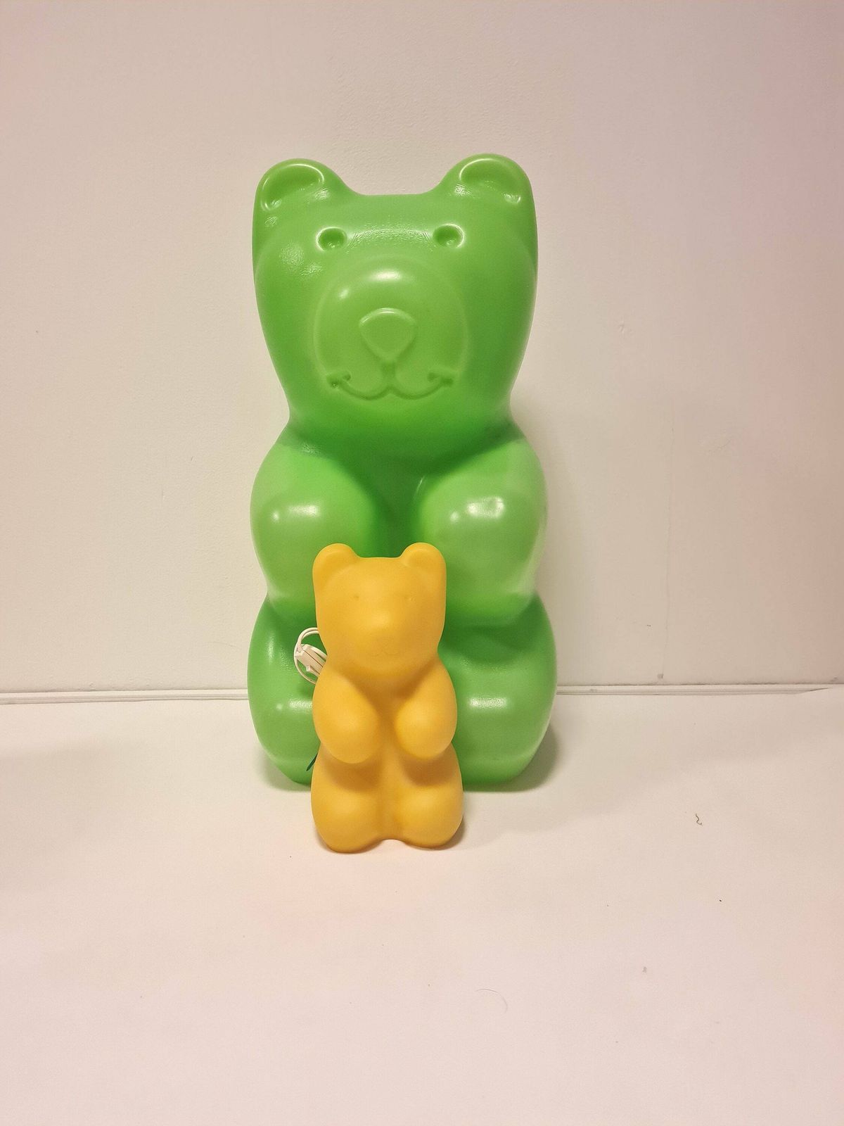 Vintage Giant Pop Art Bear Lamp Germany 1970s Lovely Accent Floor Green Lamp photo furniture