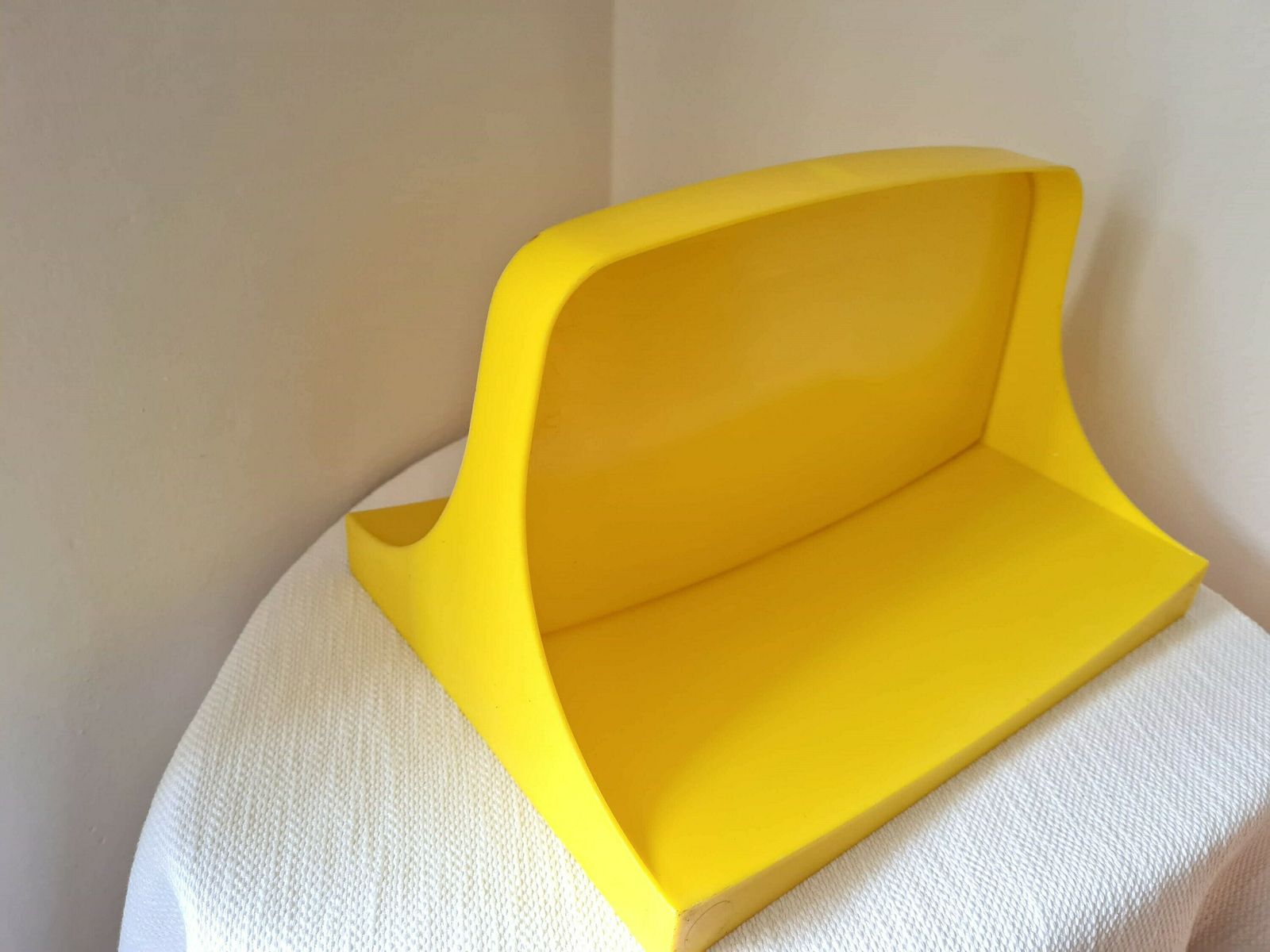 Vintage Mid Century Wall Shelf In A Plastic 80s photo for sale