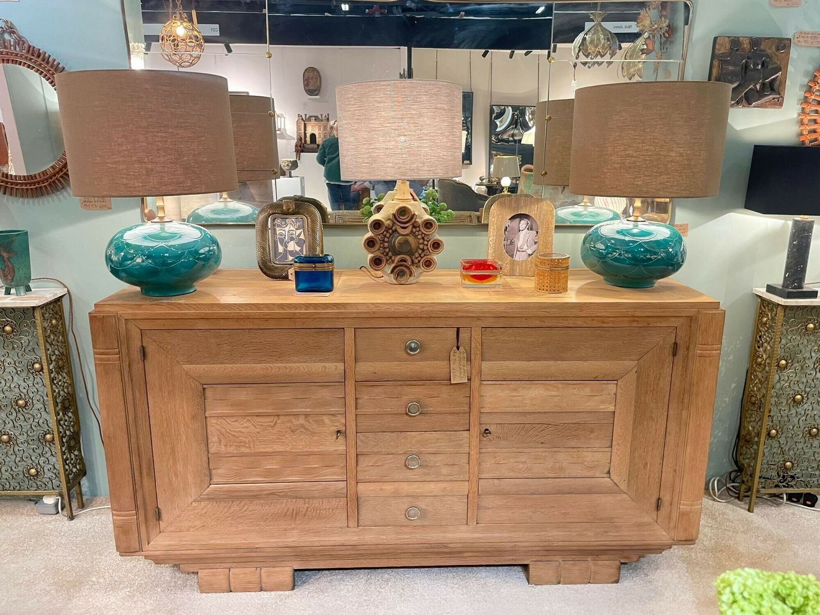 A Large 1960s Studio Pottery Lamps By Bernard Rooke Stamped On The Base photo furniture