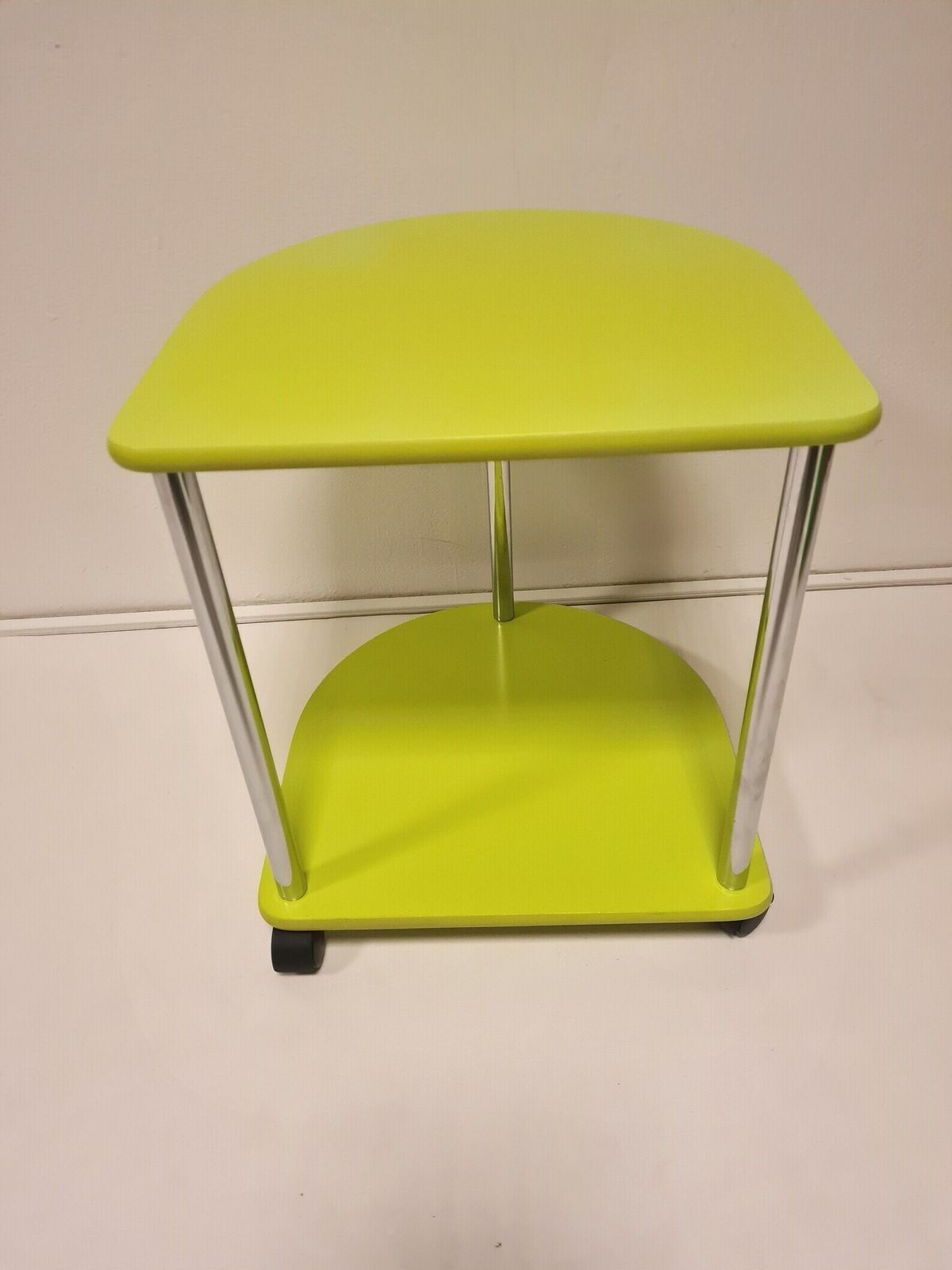 Vintage Pop Art Memphis Milano Style Table On Wheels photo buy