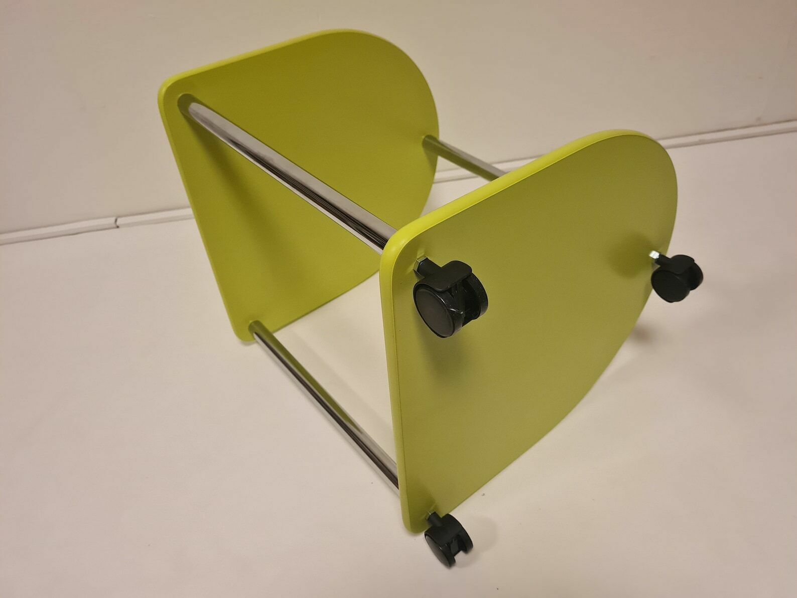 Vintage Pop Art Memphis Milano Style Table On Wheels photo vintage