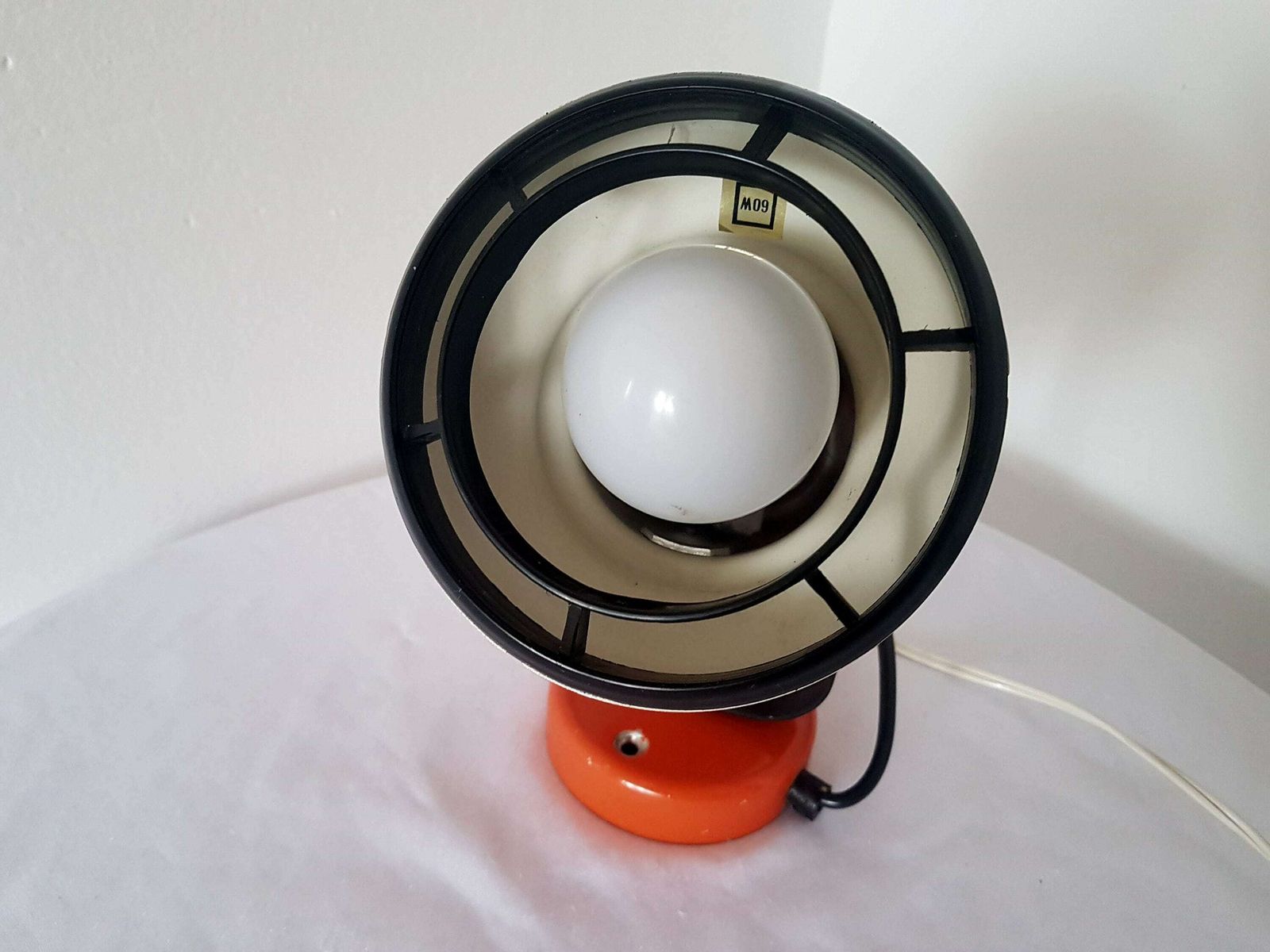 Vintage Orange Wall Lamp Mid Century Industrial Retro Metallic Lamp 70 photo furniture