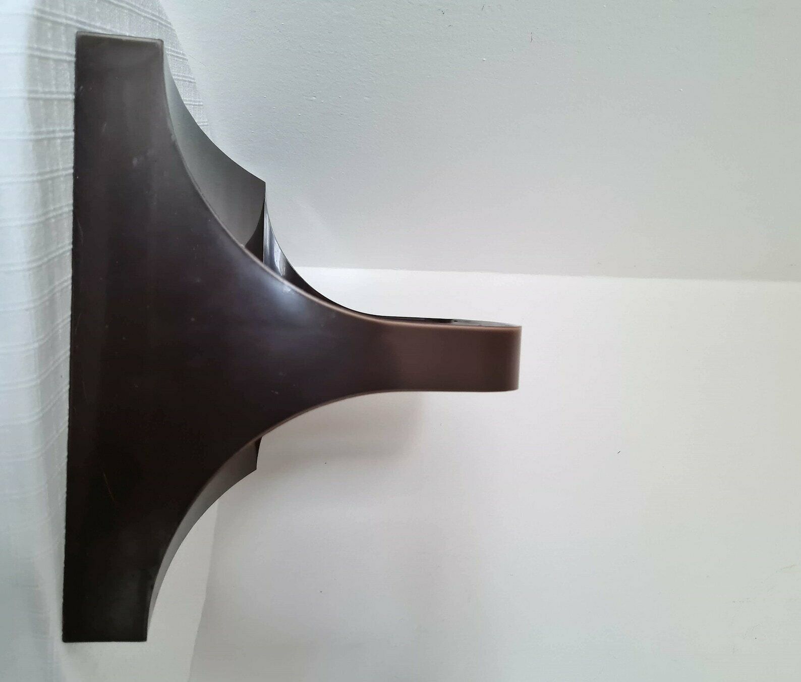 Vintage Mid Century Wall Shelf In A Plastic 80s photo furniture