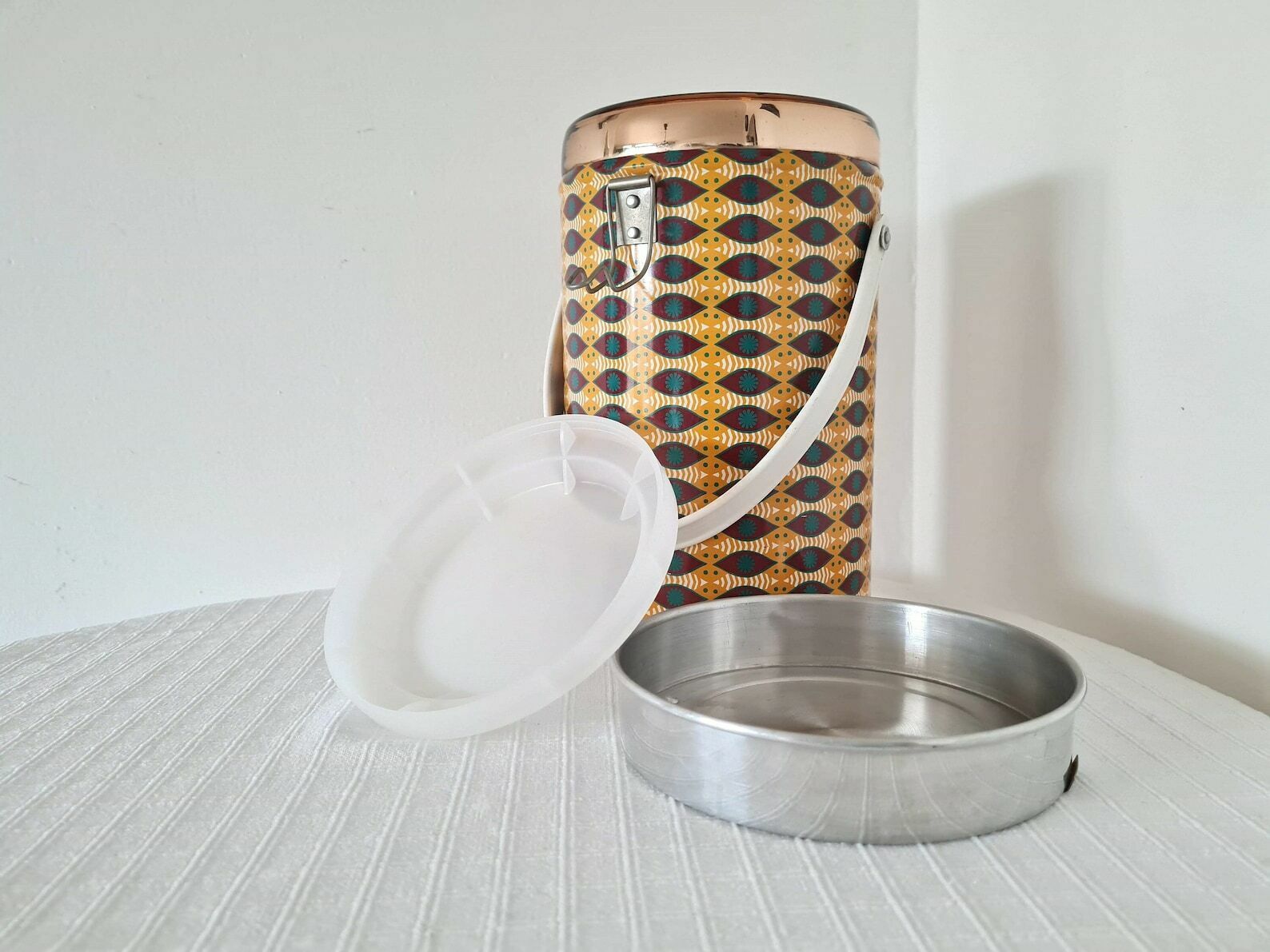 Mid Century Space Age Style Retro Food Thermos German Quality Camping Retro Device 1970s