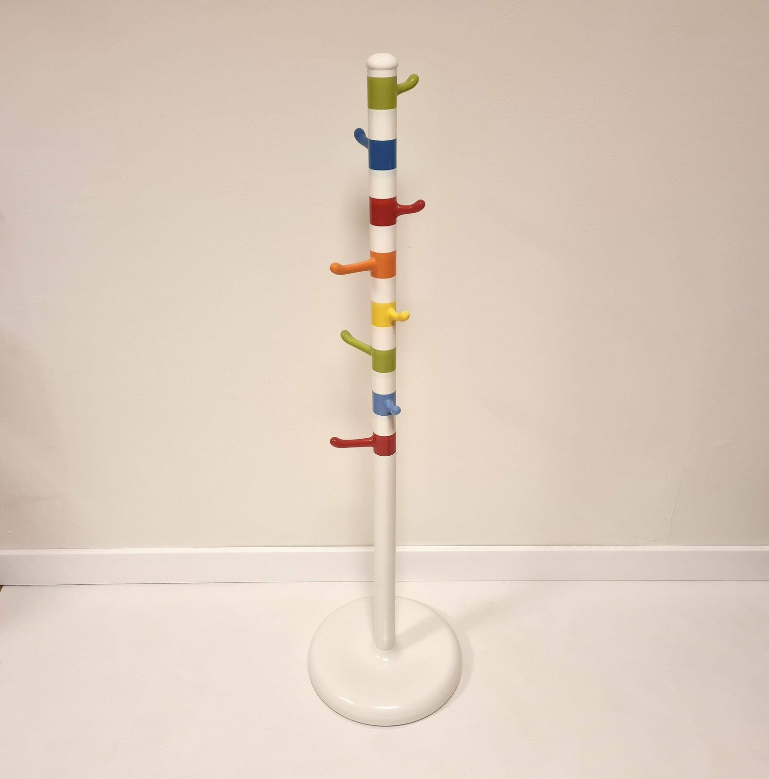 Vintage Pop Art Memphis Milano Style Hanger Floor Standing Coat Racks photo furniture