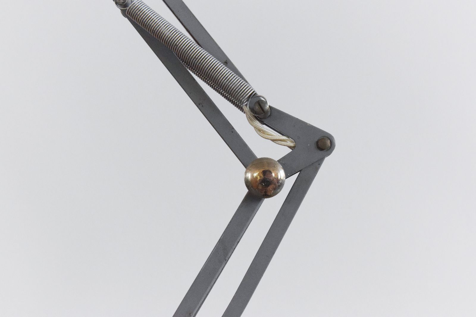Vintage Grey Anglepoise Lamp By Luxo Of Norway photo for sale
