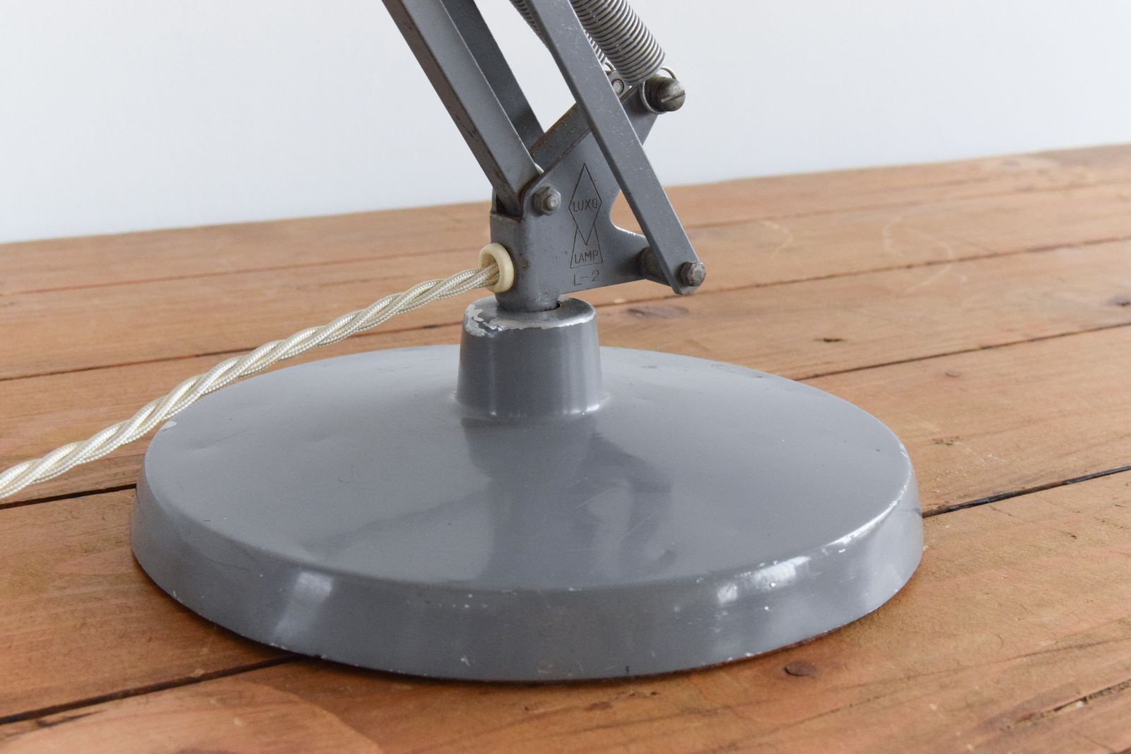 Vintage Grey Anglepoise Lamp By Luxo Of Norway photo buy