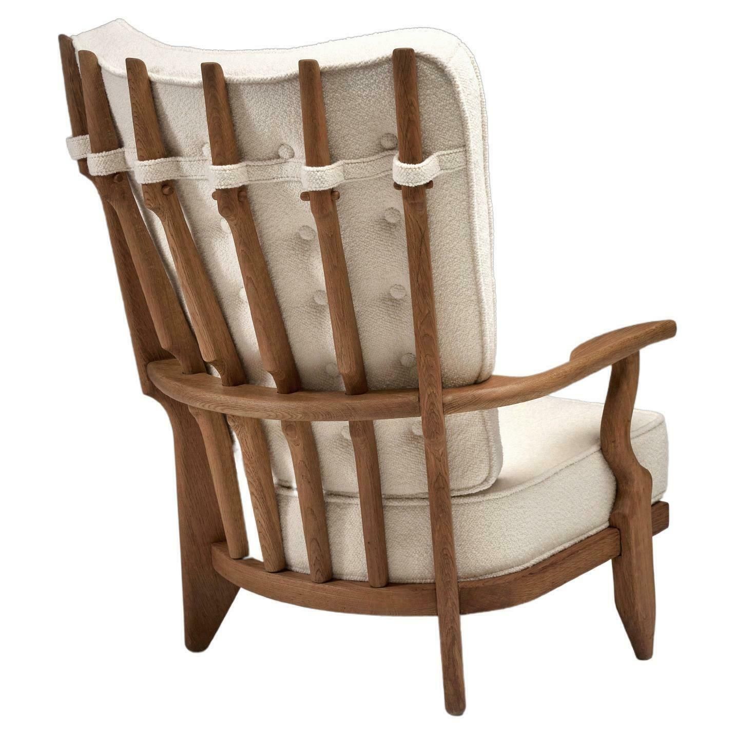 Grand Repos Lounge Chair Attributed To Guillerme Et Chambron For Votre Maison photo furniture