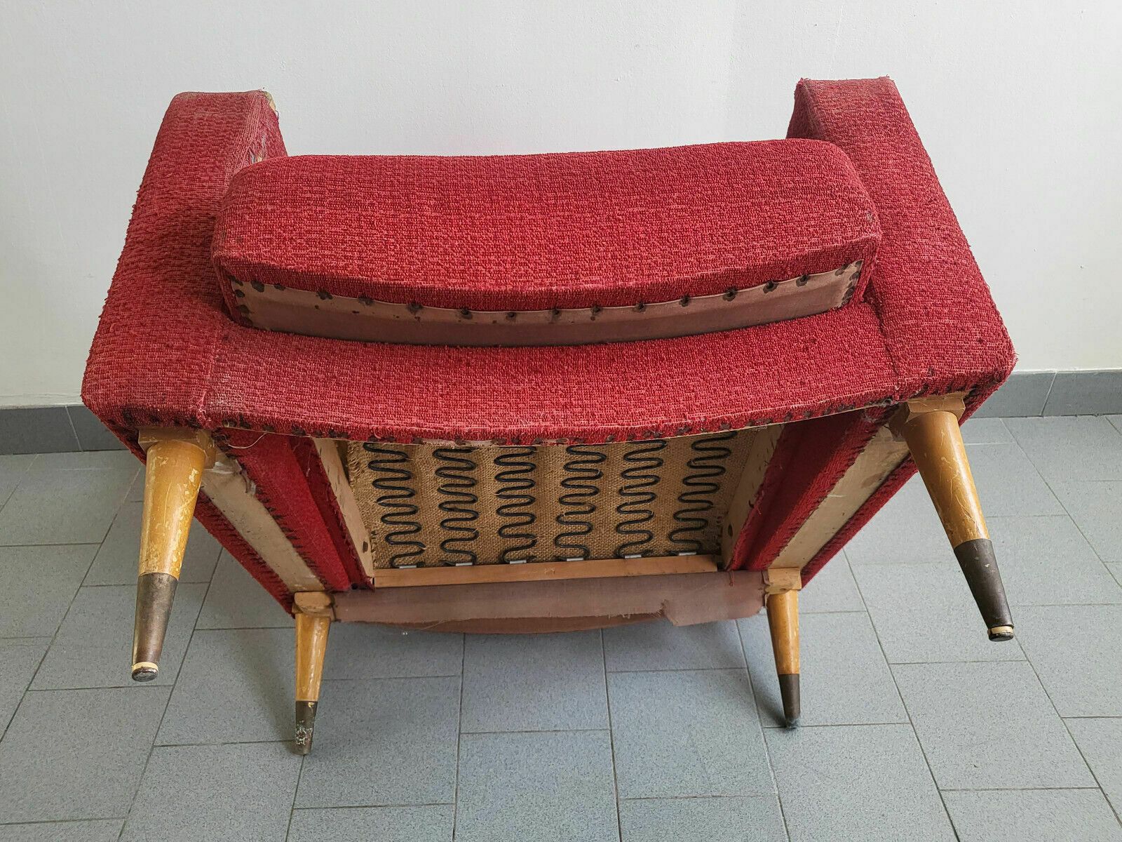 photo furniture Vintage Armchair 1950 Rockabilly To Restore Dlg Steiner Arp Guariche 50s 1950s
