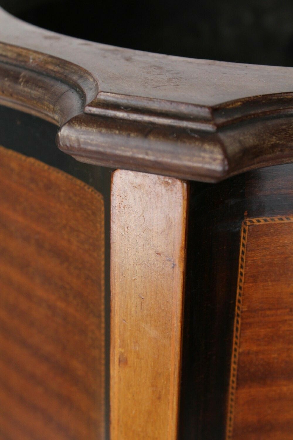 photo for sale Edwardian Mahogany & Inlaid Jardinière