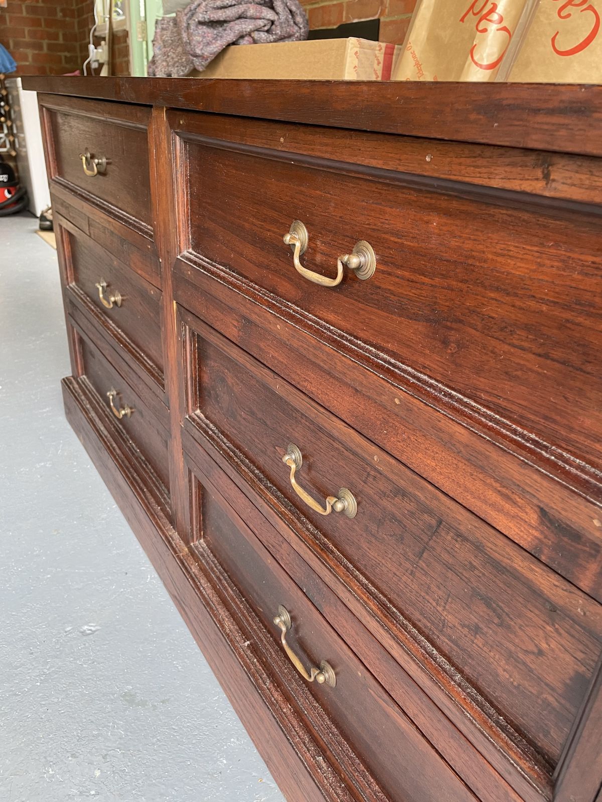 Dark Wood Chest Of Drawers photo furniture