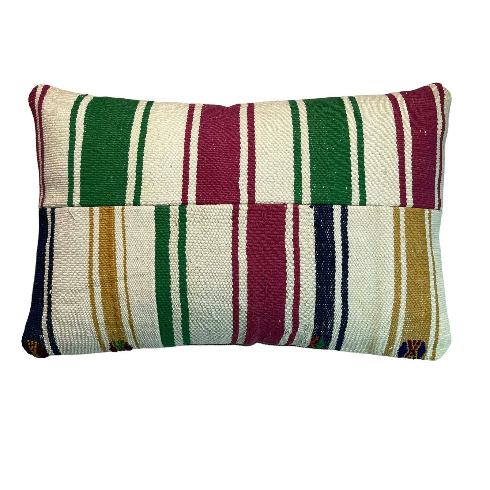 40x60 Cm Vintage Turkish Handmade Cushion Cover, 16''X 24'' Decorative Pillow For Bedroom