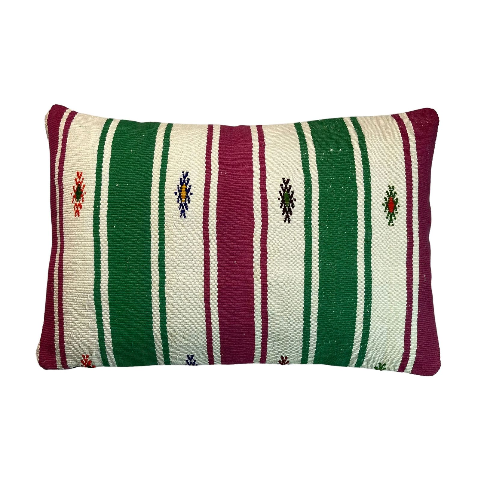 40x60 Cm Vintage Turkish Handmade Cushion Cover, 16''X 24'' Decorative Pillow For Bedroom photo vintage