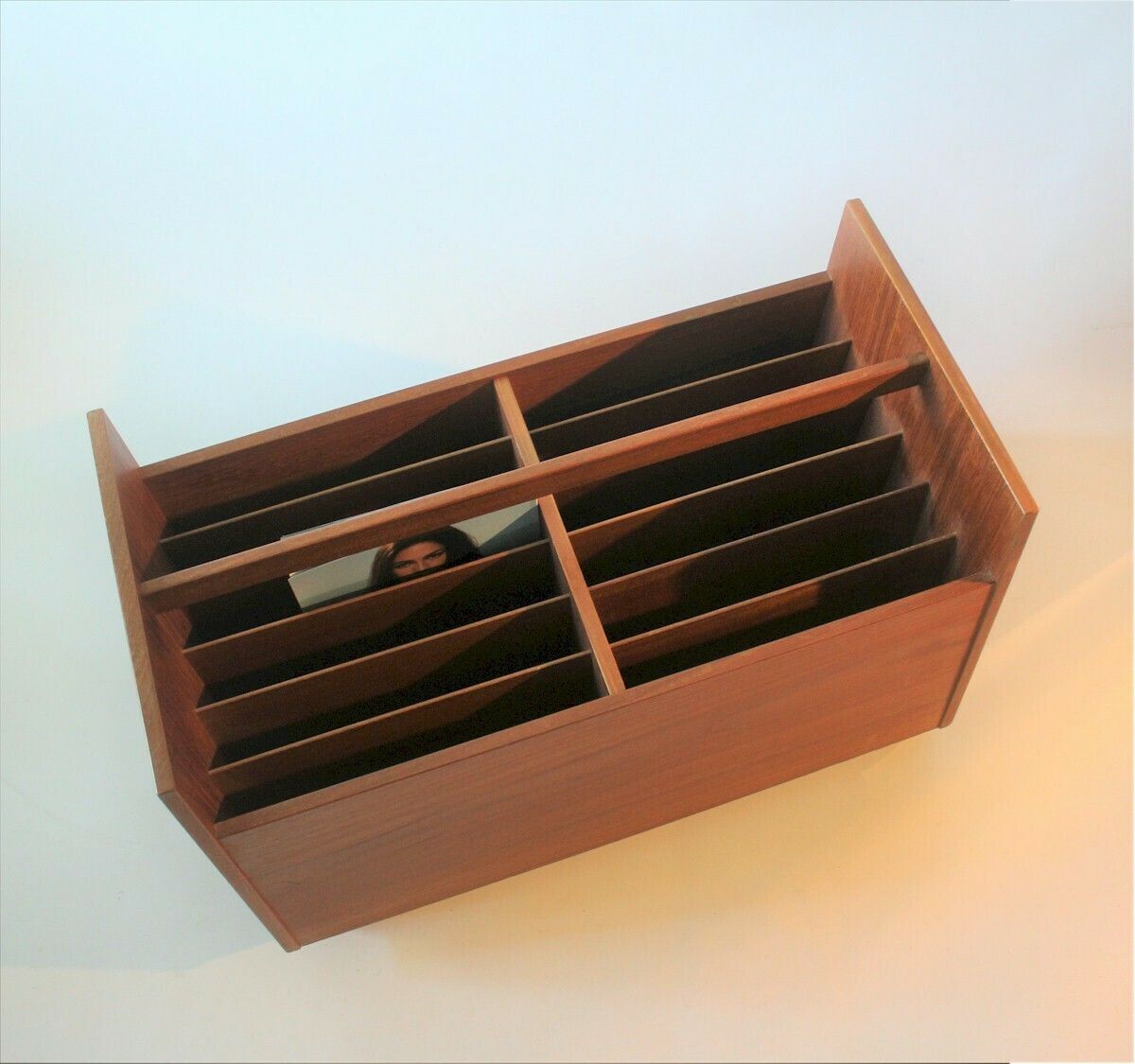 Magazine Rack In Teak By Rolf Hesland For Bruksbo Norway 1960s photo Home Decor
