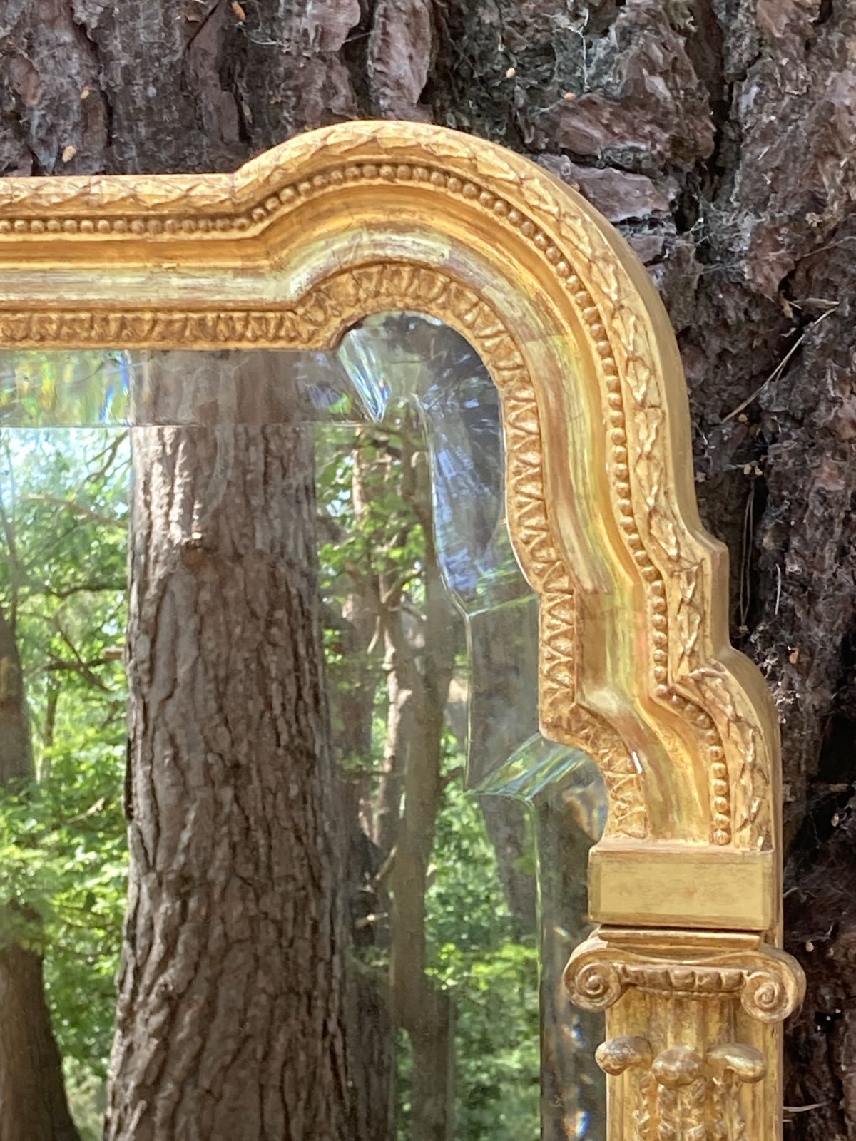 Late 18th Century Pier Glass/ Mirror In The Queen Anne Style, Circa 1790 photo vinterior