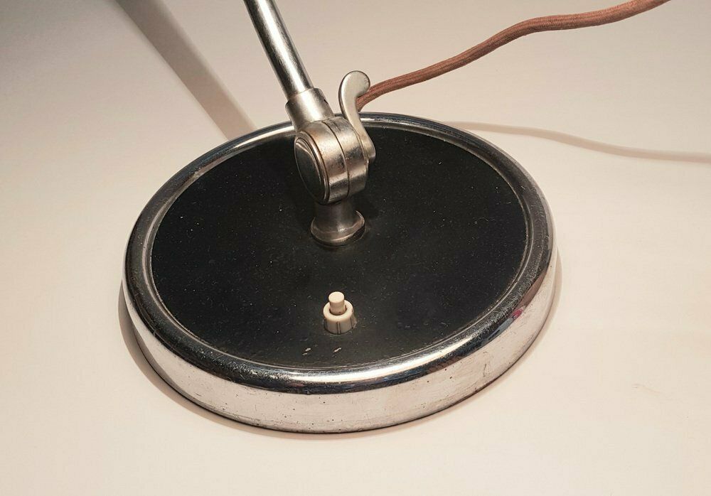 Black President 6631 Desk Lamp By Christian Dell For Kaiser Idell  Kaiser Leuchten 1930s photo for sale
