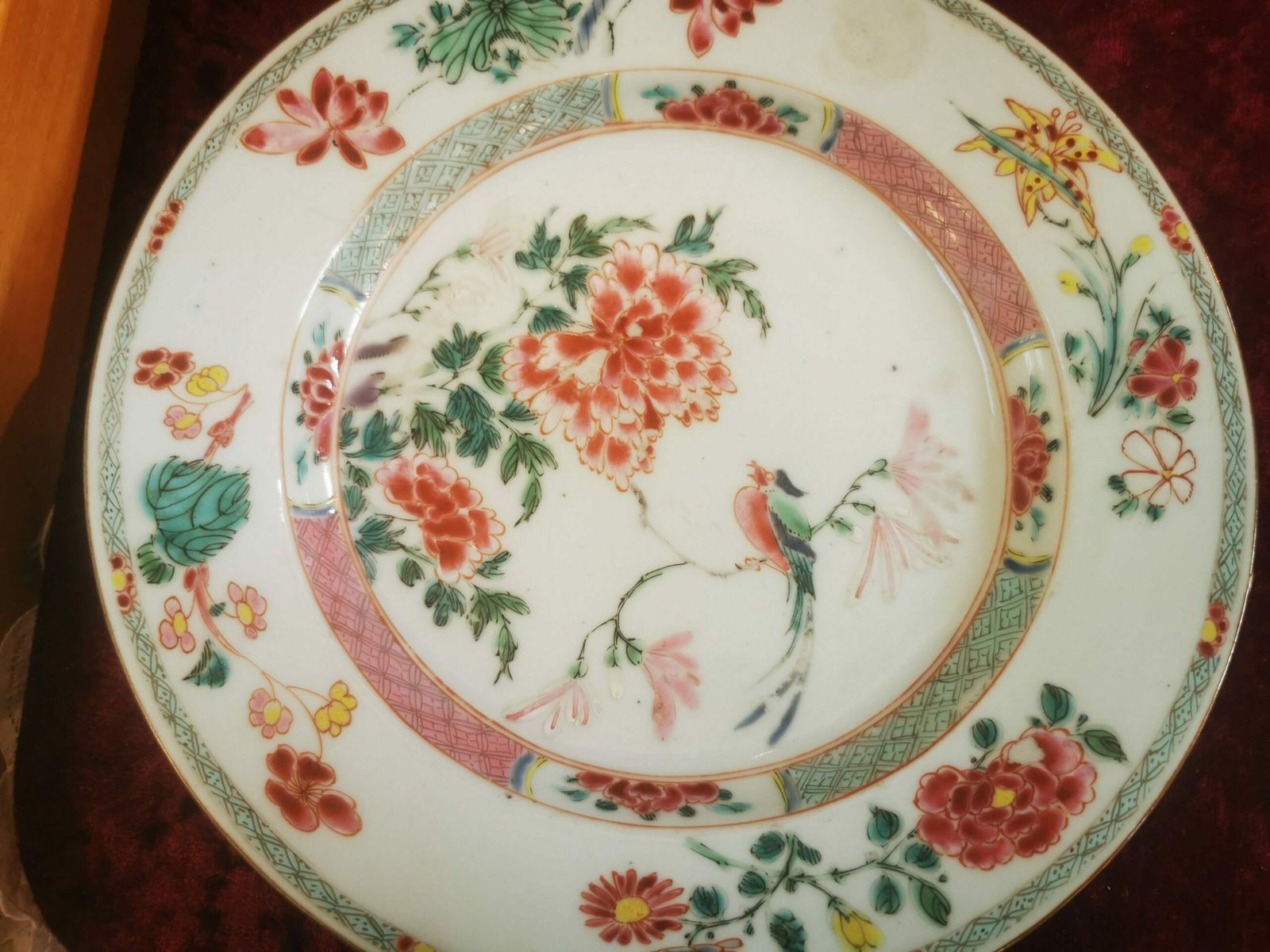Antique Chinese Plate Yongzheng Period Qing Dynasty 1723 35 photo furniture