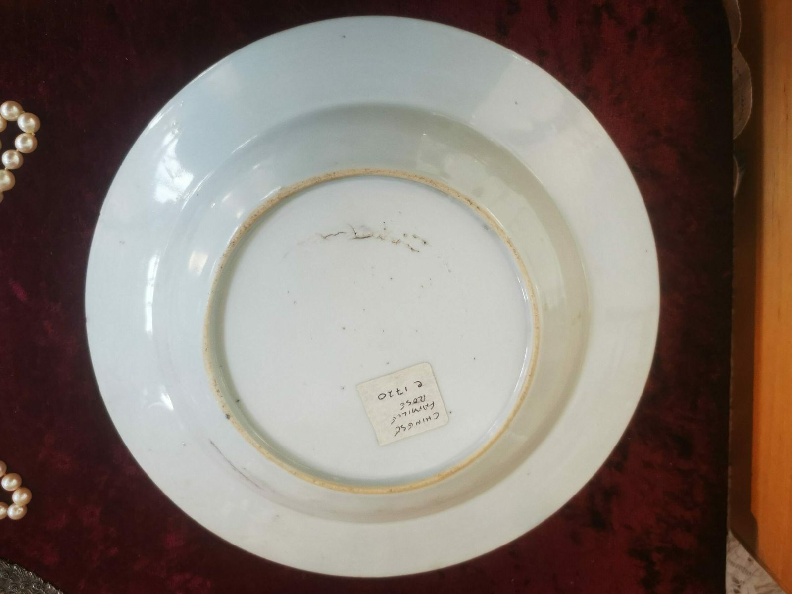 Antique Chinese Plate Yongzheng Period Qing Dynasty 1723 35 photo Home Decor