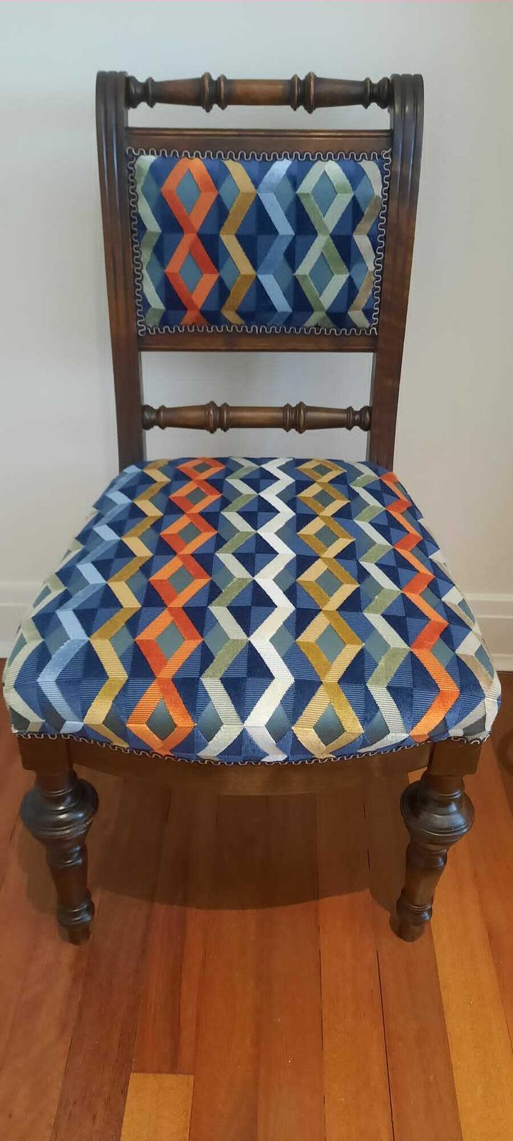 A Newly Renovated Antique Chair photo furniture