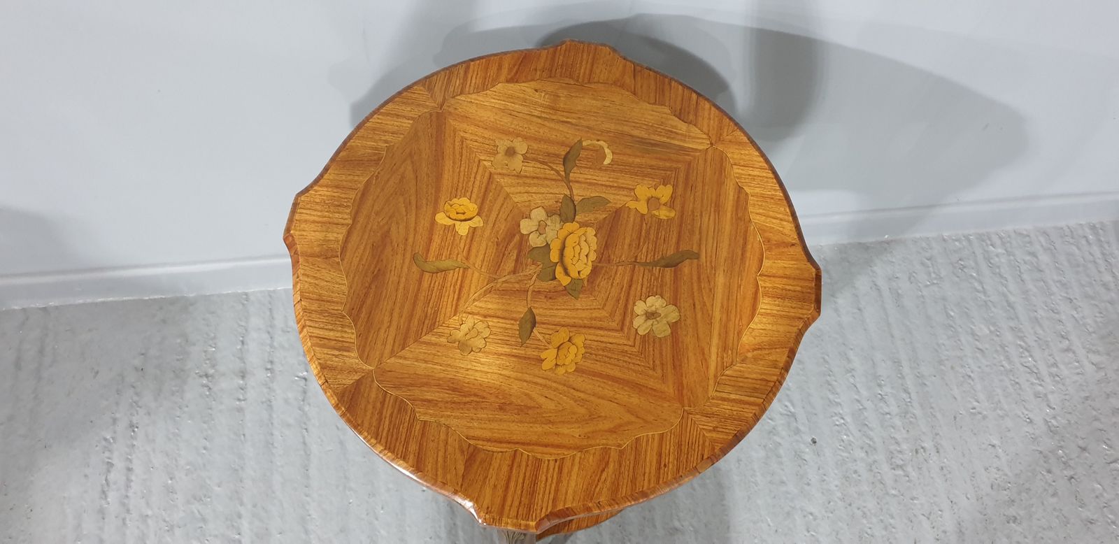 Very Good French Marquetry Occasional Table photo for sale