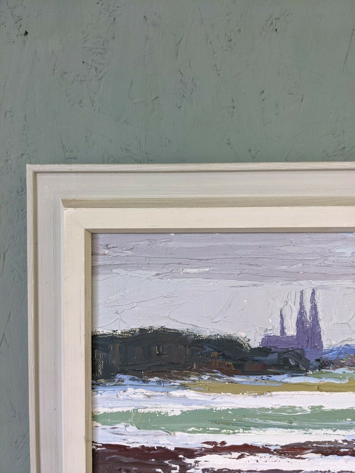 Planes Oil Painting, Mid 20th Century photo vinterior