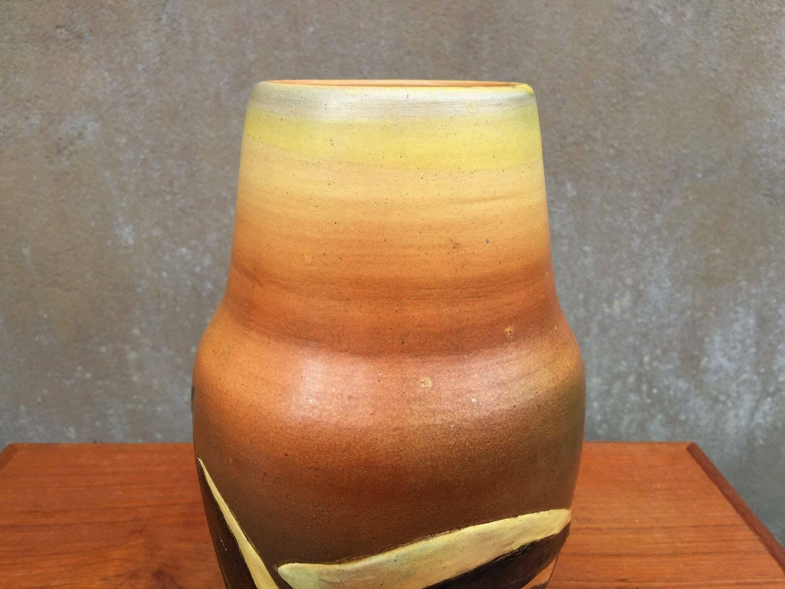 Art Nouveau Mushroom Vase By Christian Joachim For Danish Terra Cotta Pottery Factory Ipsens Widow (Ipsens Enke, P.I.E.) photo buy