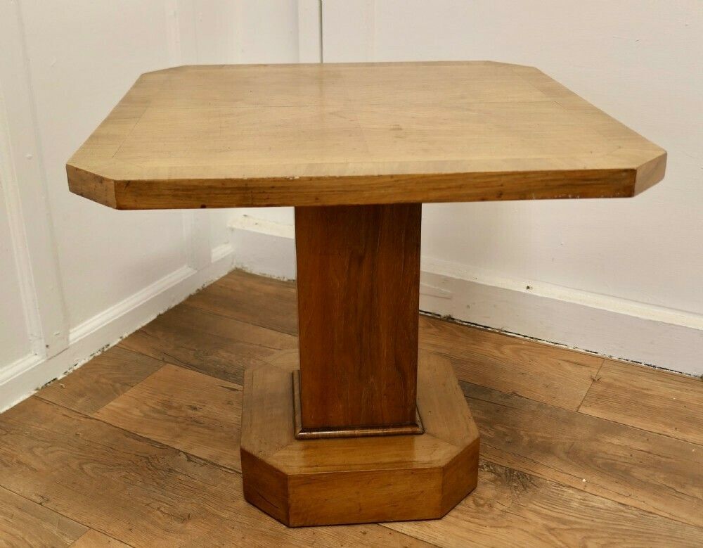 Odeon Style Art Deco Maple Coffee Table
