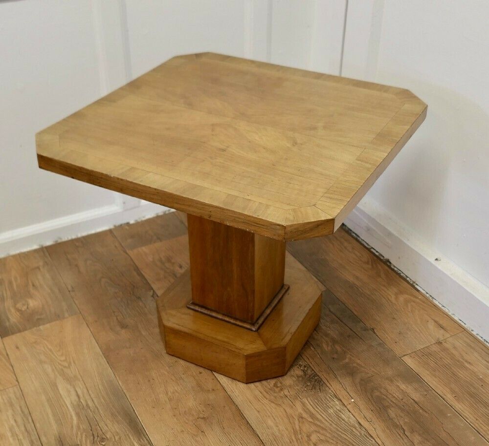 Odeon Style Art Deco Maple Coffee Table photo for sale