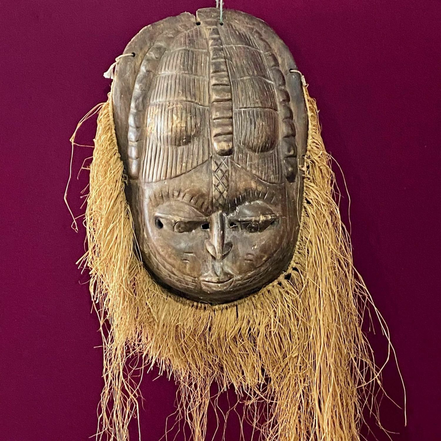 Early 20th Century Large African Tribal Mask