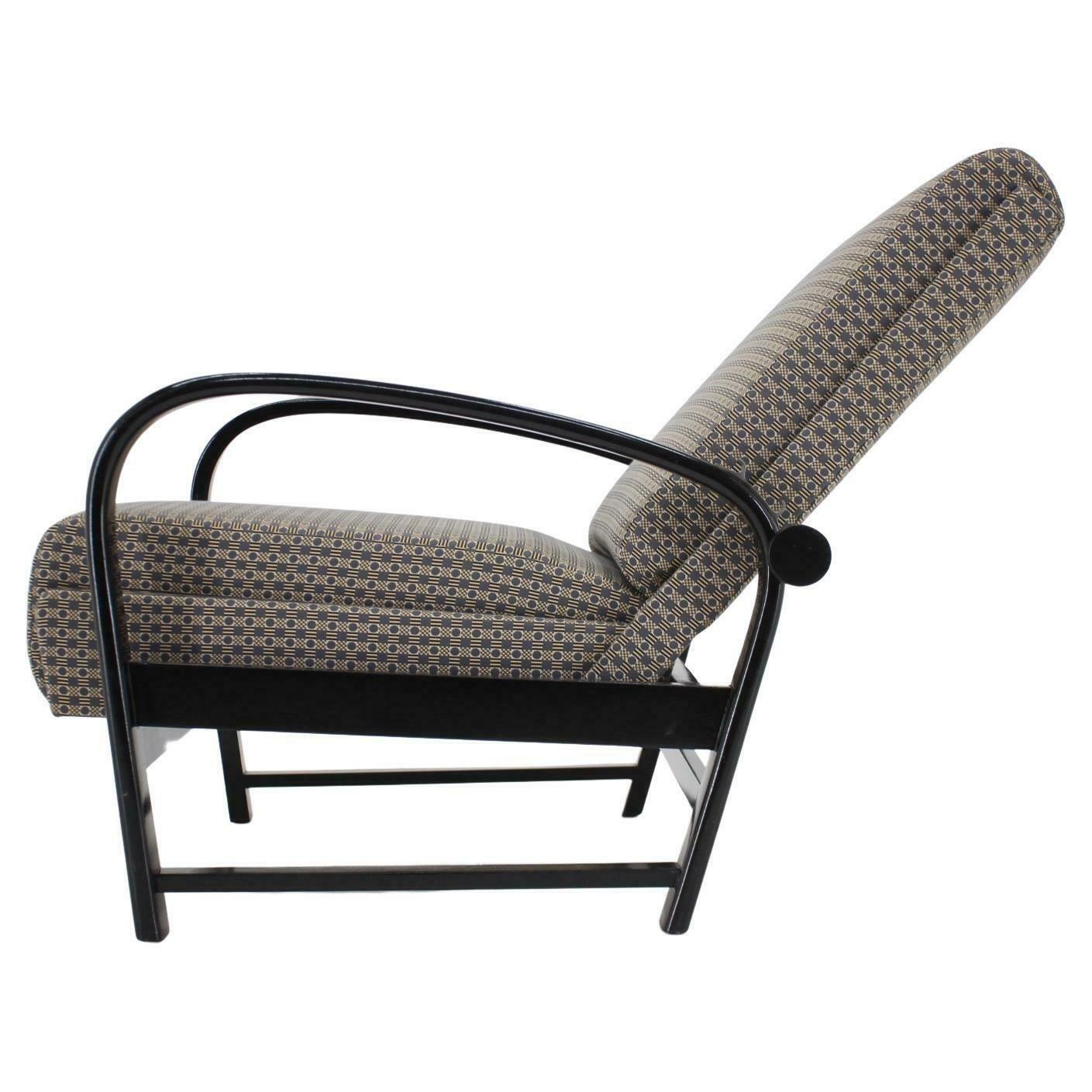 1940s Kropacek Kozelka Adjustable Armchair, Czechoslovakia