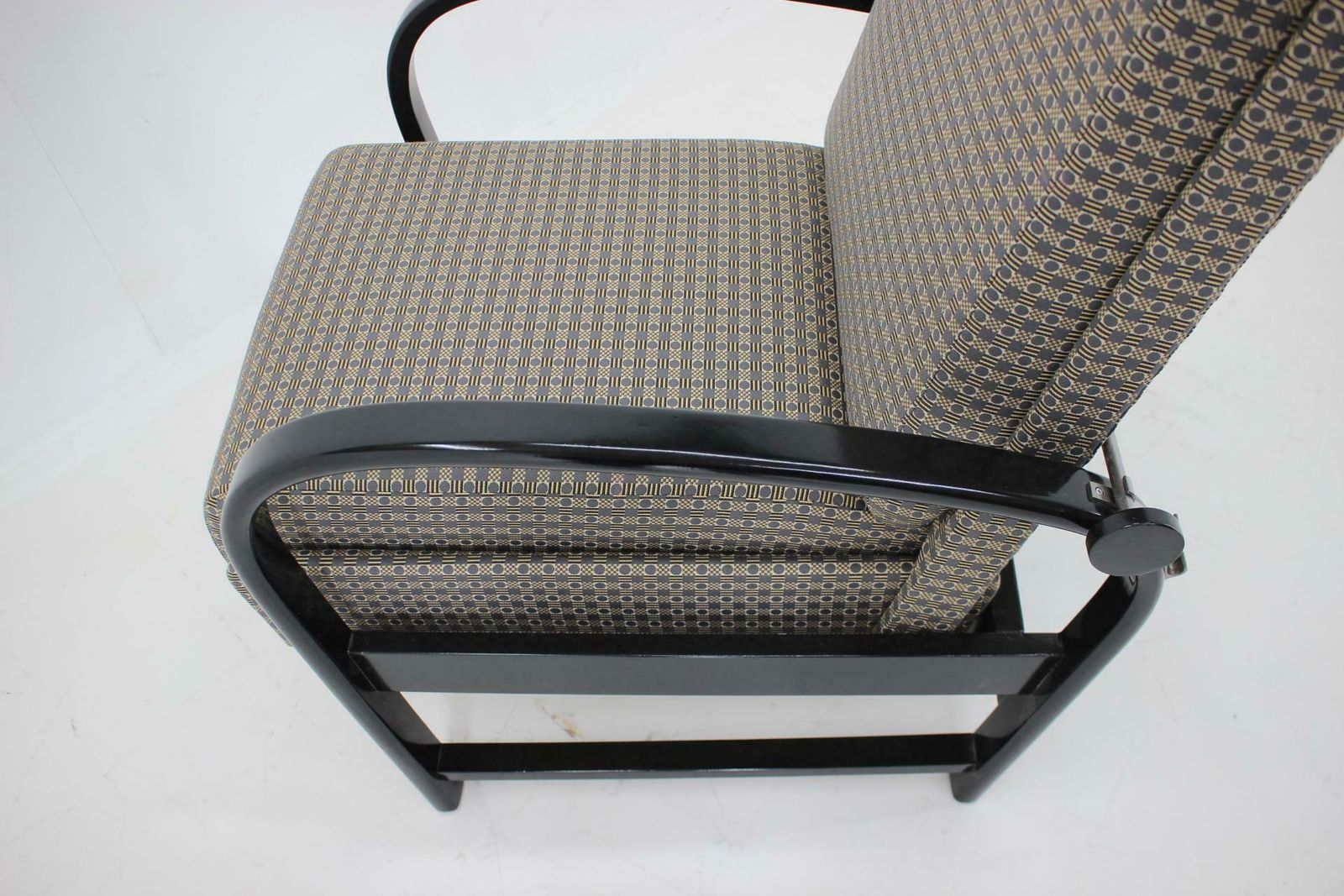 2103.0 1940s Kropacek Kozelka Adjustable Armchair, Czechoslovakia photo