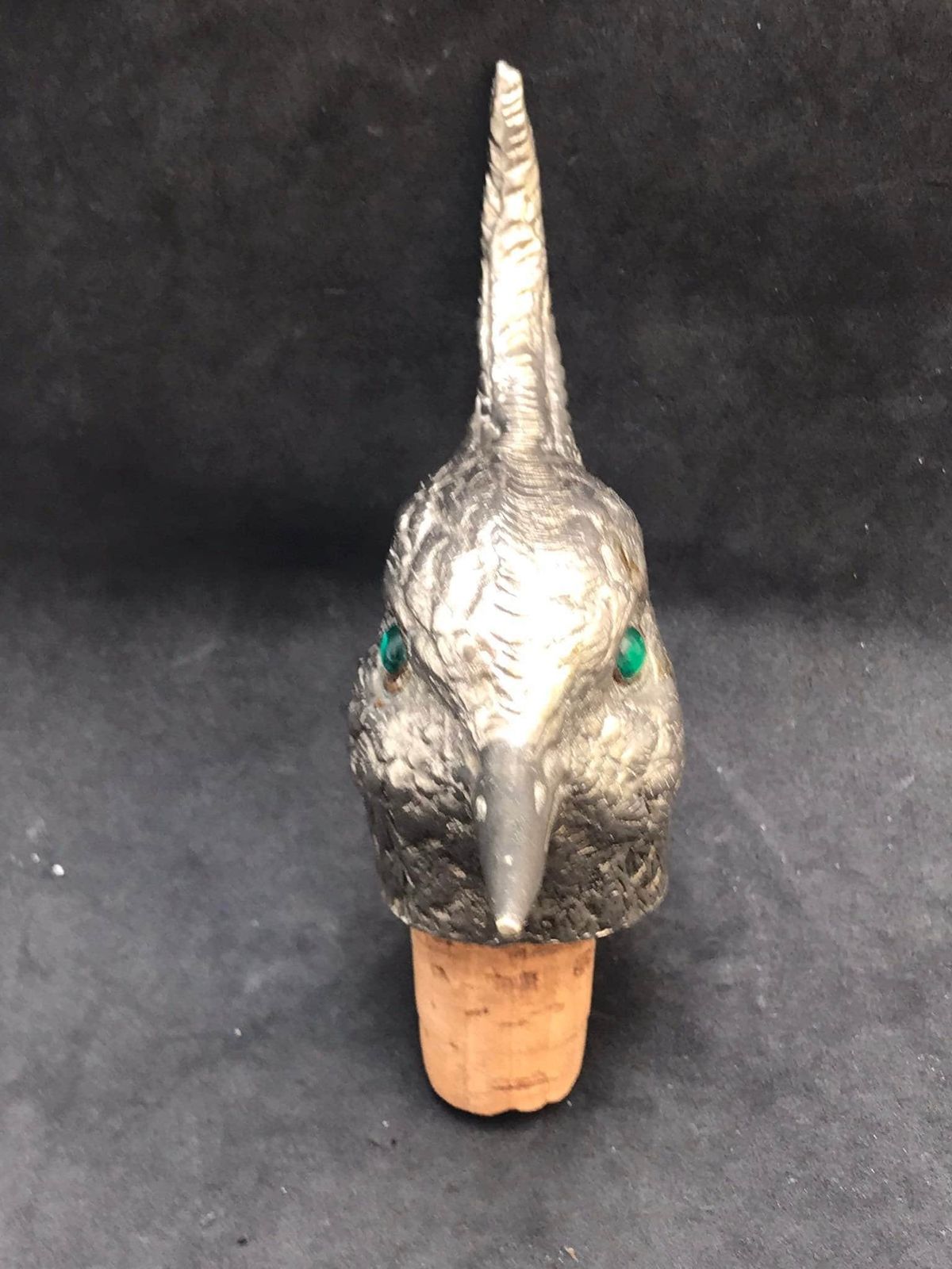 Bottle Cork Stopper Lapwing Wine Animal Bird Antique Bar Tools, Bar Accessories Gift Collector Gift For Him Hunter Gift Hunting Table Decor photo buy