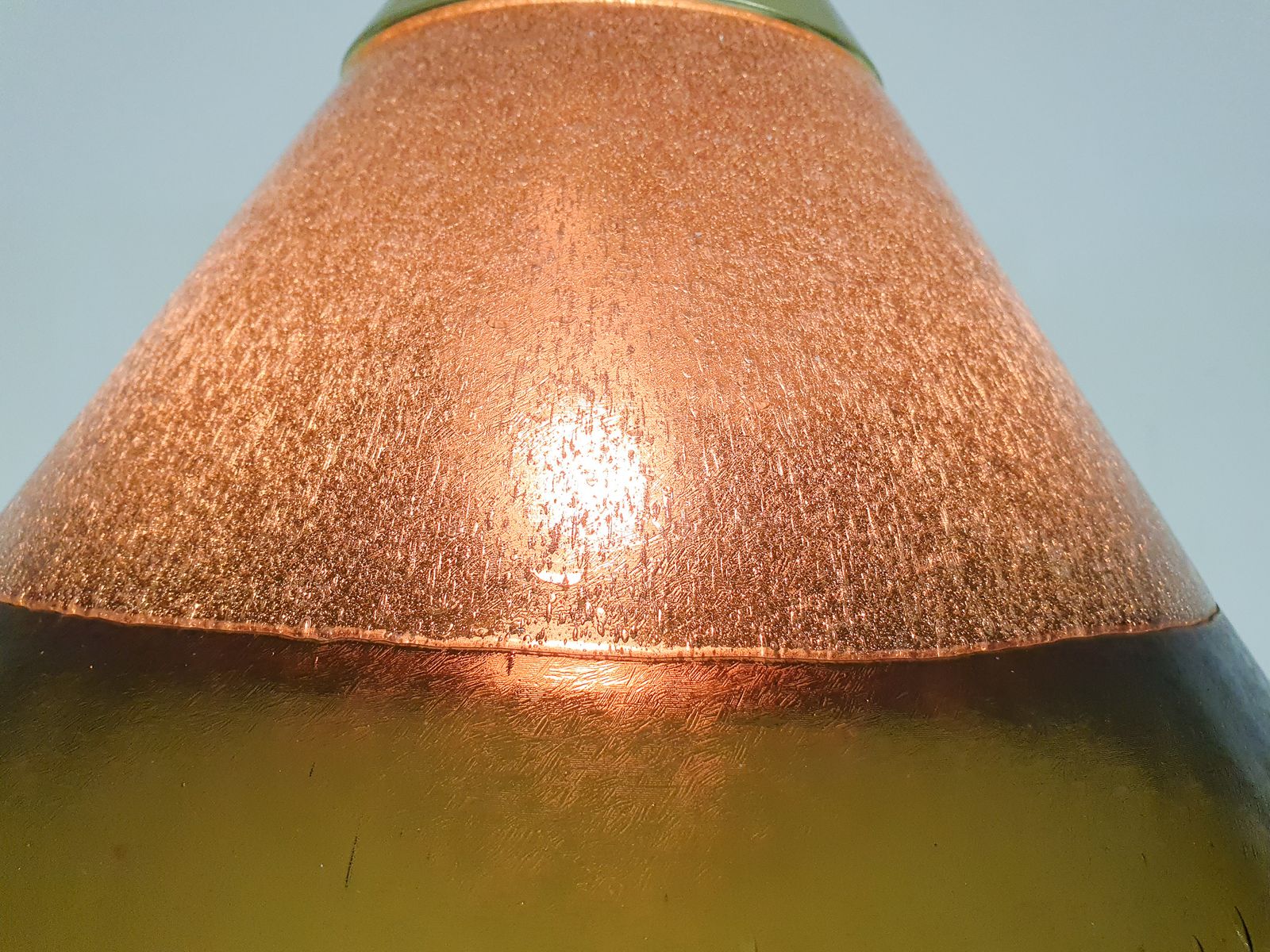 Brown Bubble Glass Pendant Light By Peill And Putzler, Germany 1960's photo Lighting