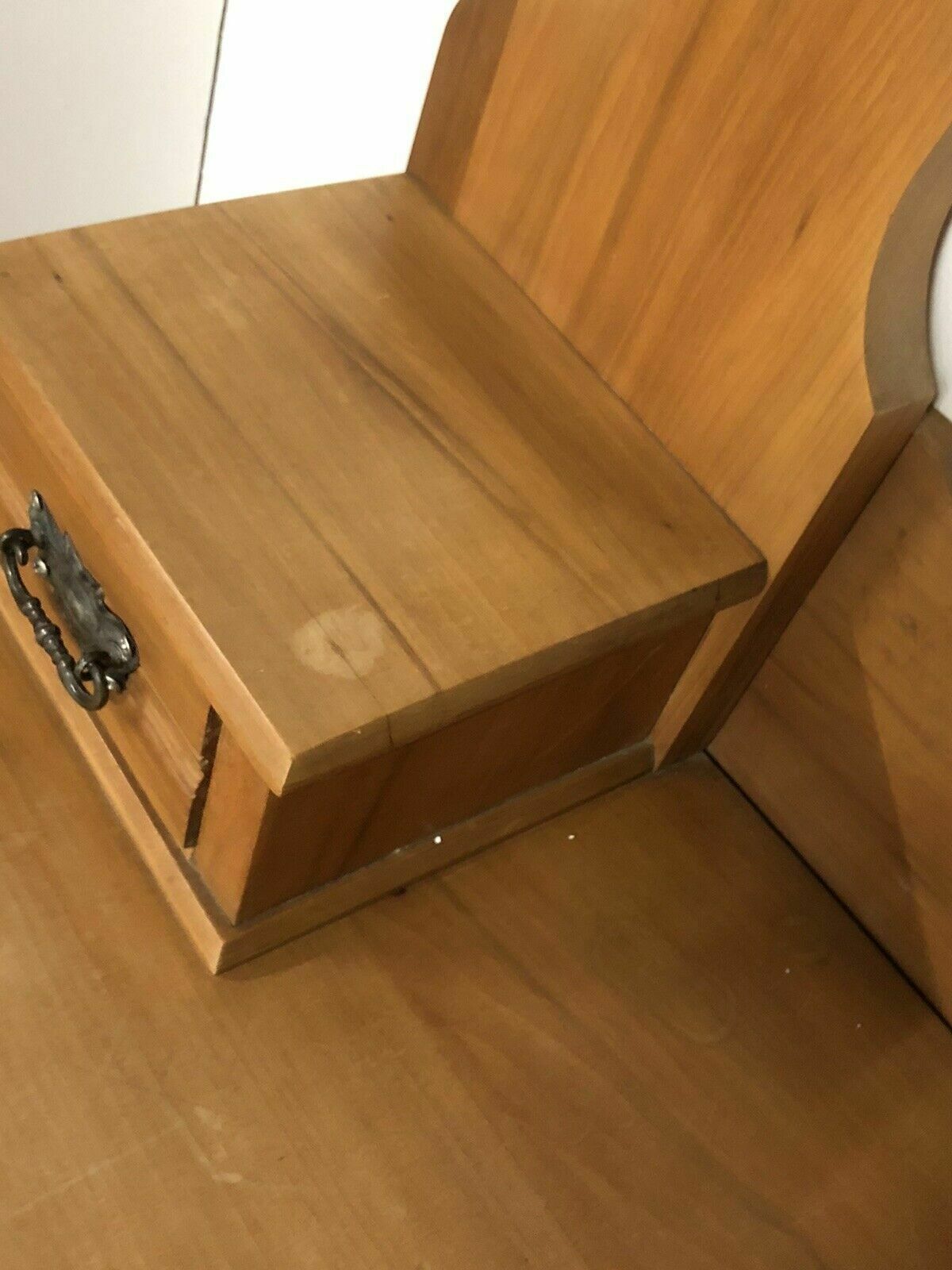 Edwardian Satin Walnut Chest Of Drawers / Dressing Table photo 525.0