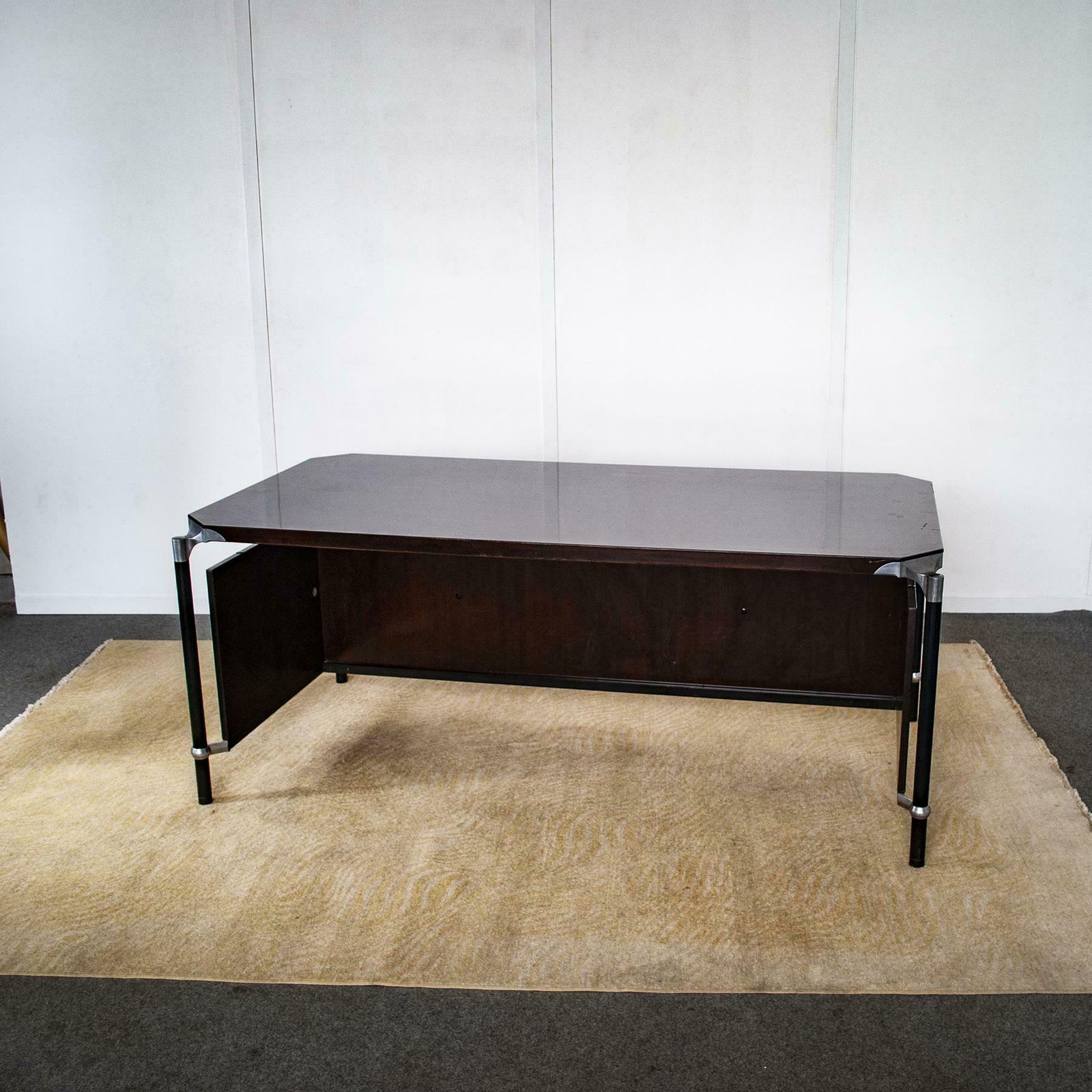 3023.12 Ico Parisi Desk For Mim Rome From 60's photo