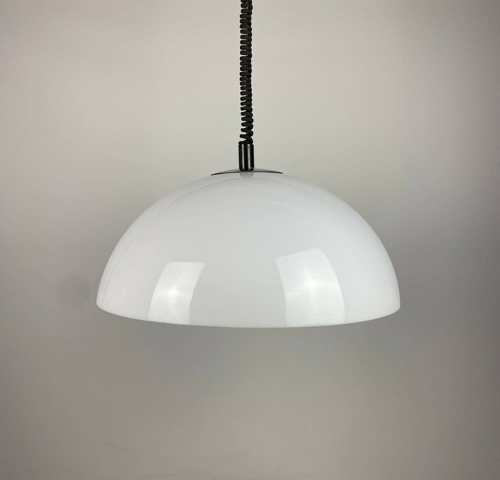 Vintage Witte Plexiglas/Acryl Hanglamp Van Gepo Amsterdam Xl 1975 photo furniture