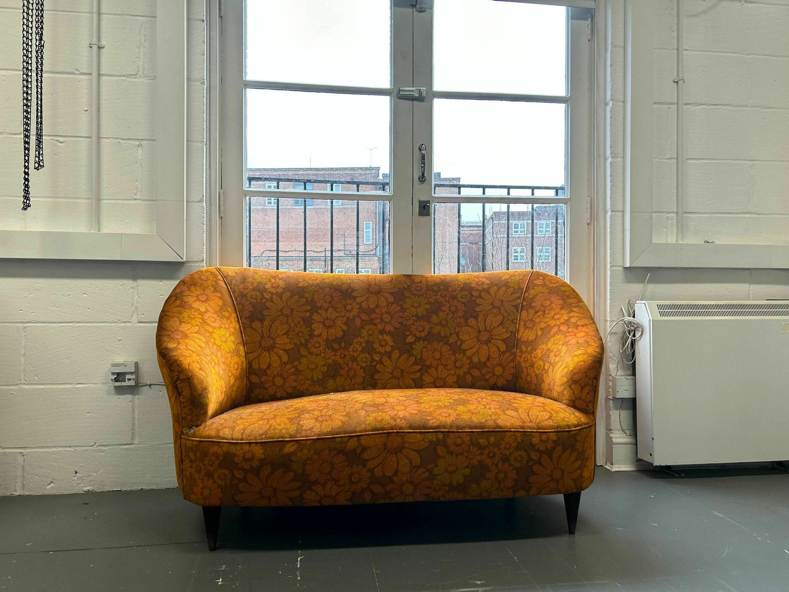Vintage Sofa In The Gio Ponti Style
