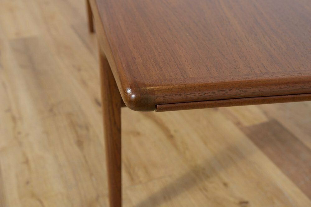 1489.0 Mid Century Teak Coffee Table By Johannes Andersen For Cfc Silkeborg Denmark 1960s photo