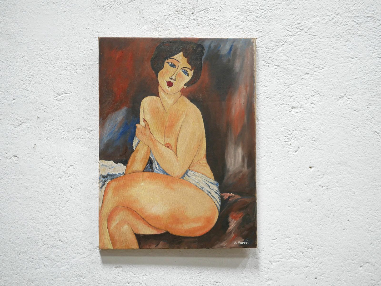Painting Reproduction Amedeo Modigliani Painting On Canvas photo furniture