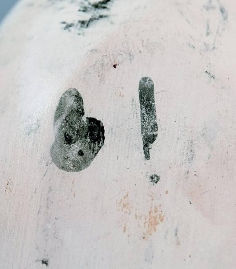 Italian Design, Ceramic Bowl With Motif Of Woman, 1960s photo vinterior