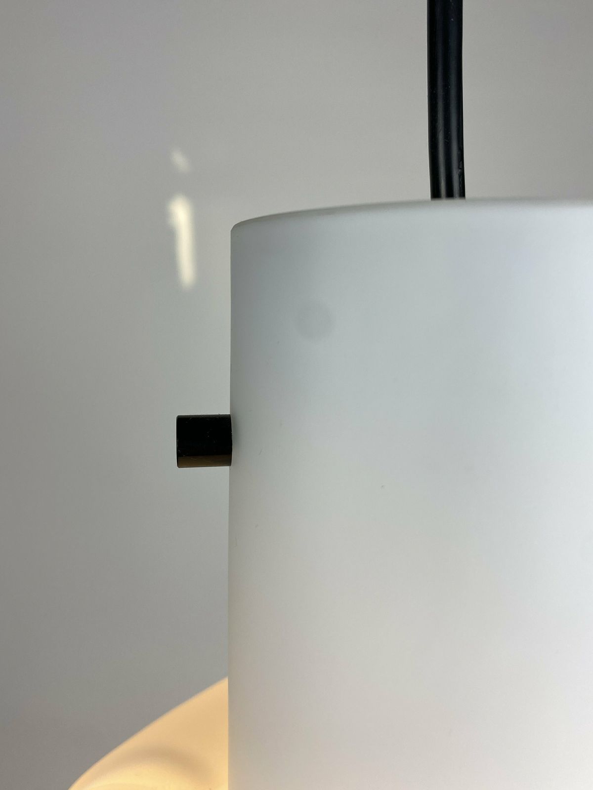 White Flower Shaped Opaline Glass Pendant Light By Glashütte Limburg Medium photo buy